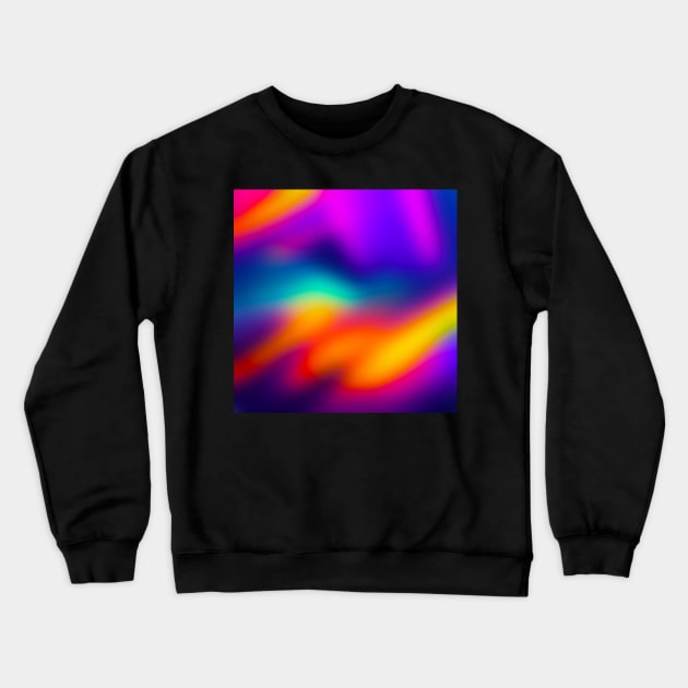 Beautiful Abstract Color Art Crewneck Sweatshirt by The90sMall